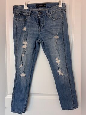 Hollister Vintage Boyfriend Jeans Button-fly size 27